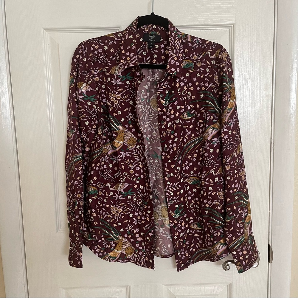 Drake’s for J.Crew silk button down